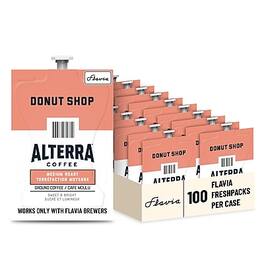 Alterra - Donut Shop Blend Coffee Flavia Freshpacks, Medium Roast, 100/Carton
