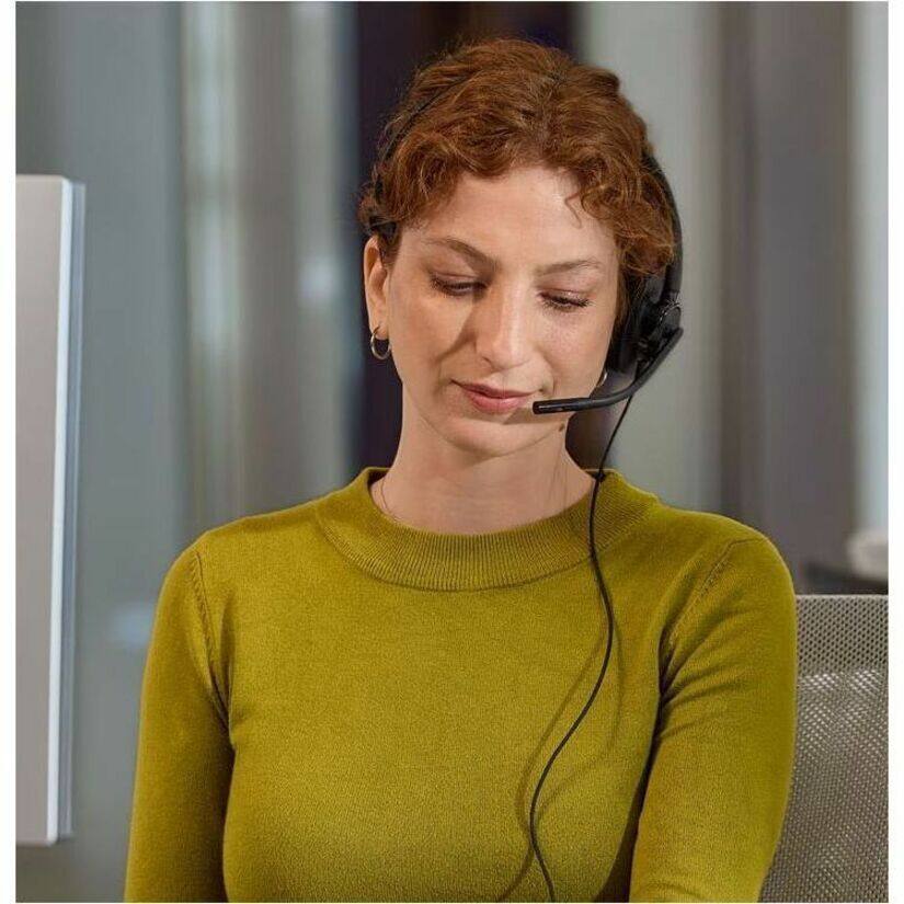 Alt View 7. Poly - Poly Mission 415 Monaural USB Wired Headset Classic - Microsoft Teams Certification - Mono - USB, USB Type A, USB Type C - Black.