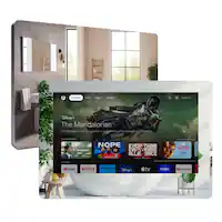 Sylvox - 24" Clas Smart Bathroom Mirror TV, 1080P FHD LED Google TV, IP66 Waterproof Anti-Fog, Dual Front Speakers (Wall Mount) - Alt_View_Zoom_1