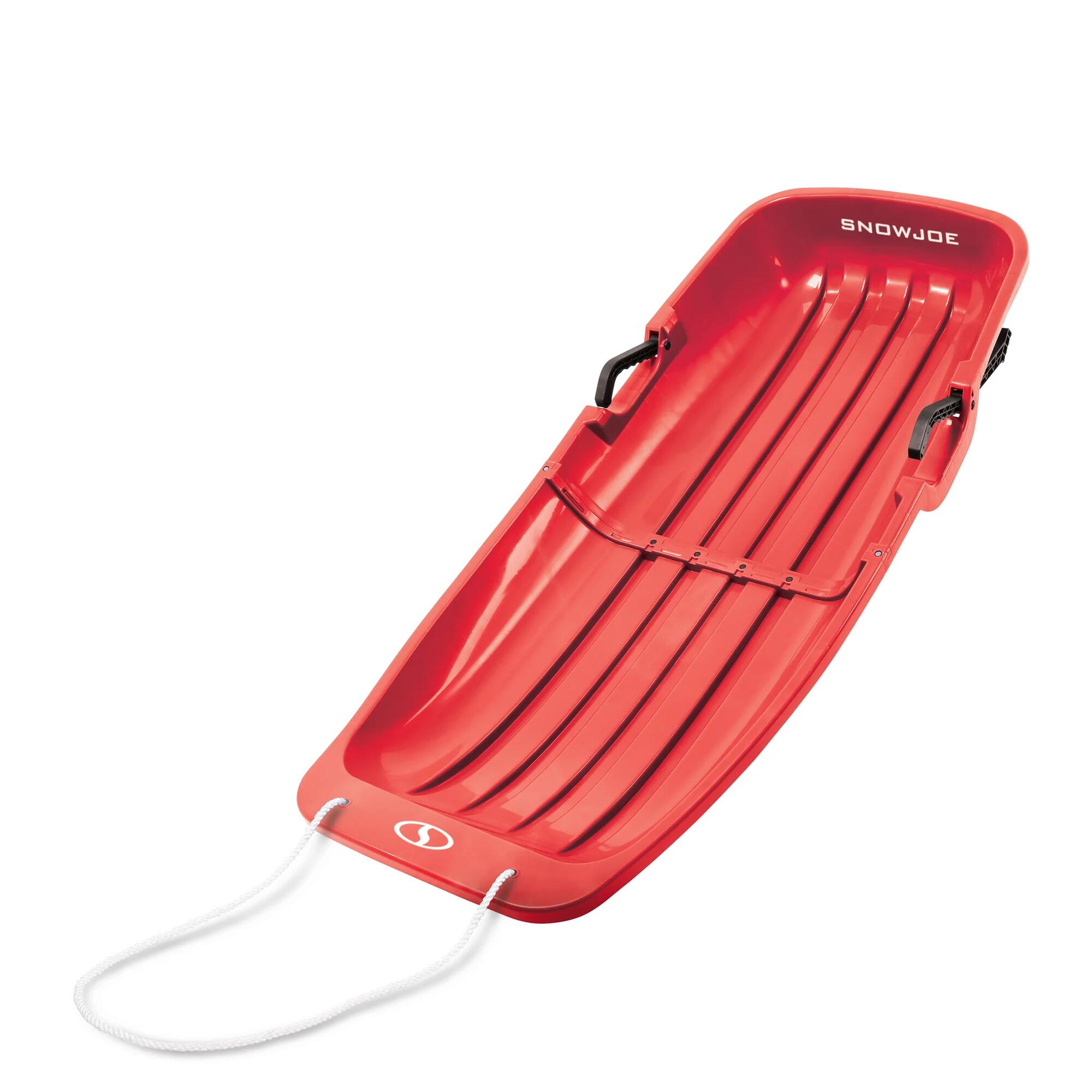 Alt View 8. Snow Joe - Snow Joe Plastic Snow Sled, 48” Sledding Toboggan Board w/ Handles, SJ-SLD48-RED - Red.