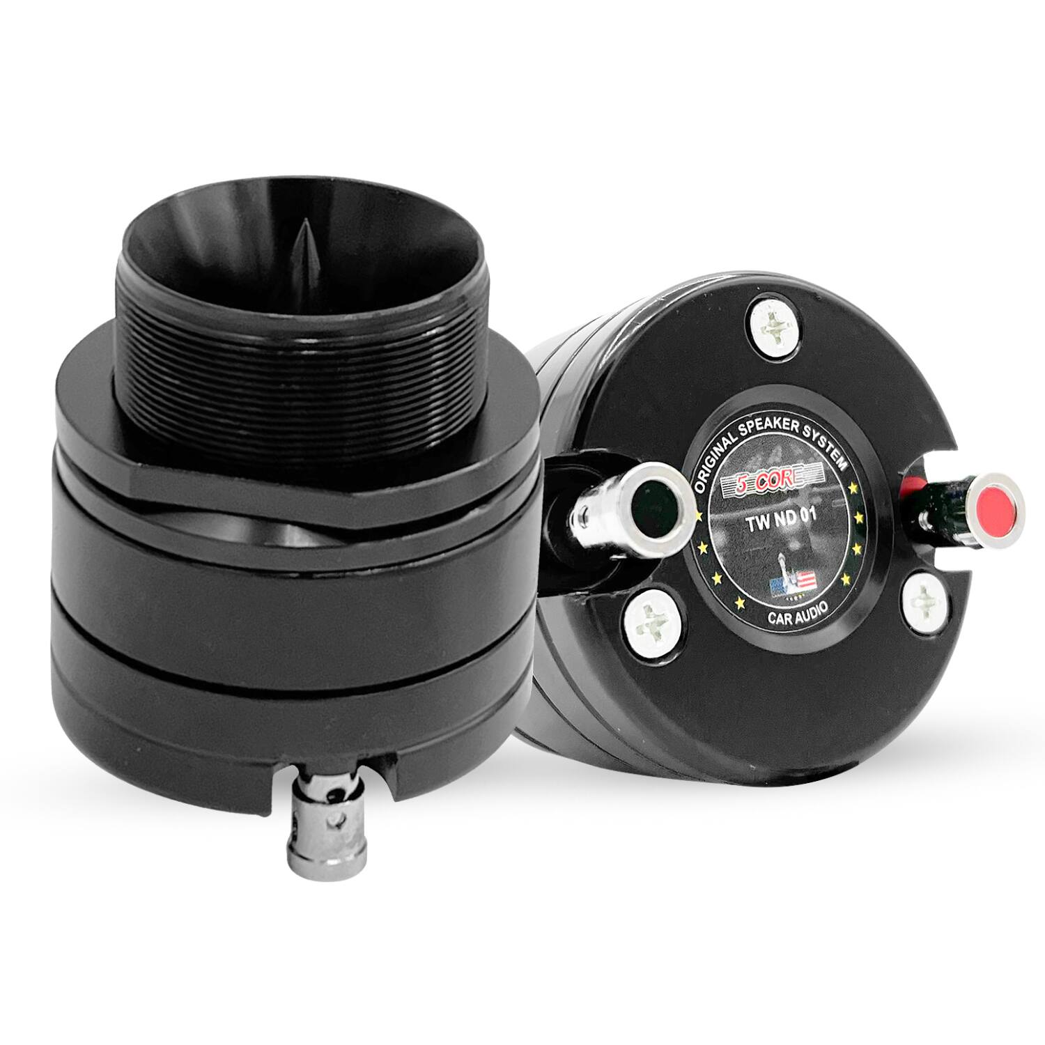 5 CORE - 5Core Super Tweeter 1" Car Audio Speaker 60W Max Power 4Ohm Titanium Diaphragm - Black