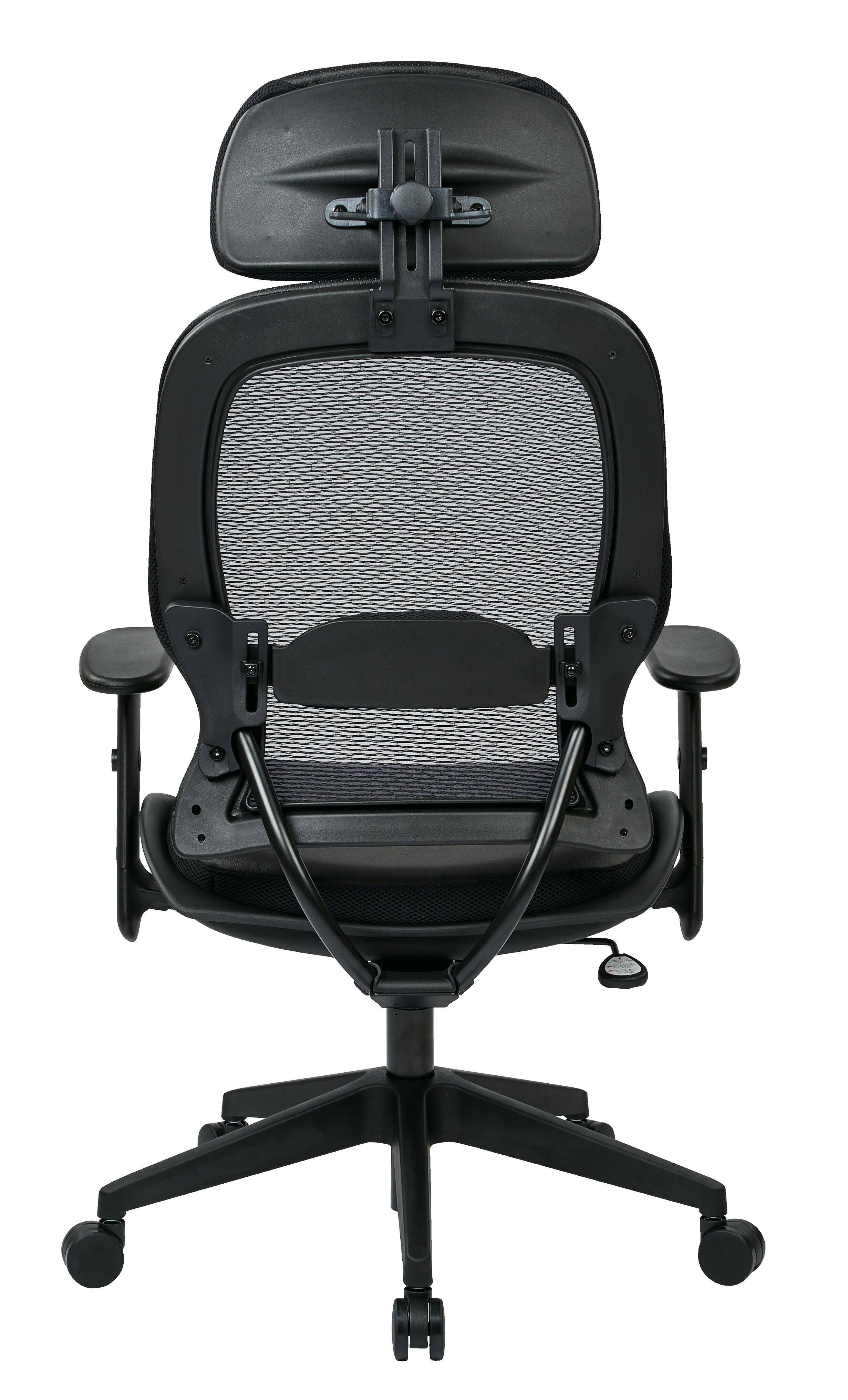 Alt View 1. Office Star Products - Professional Air Grid® Chair - Black.