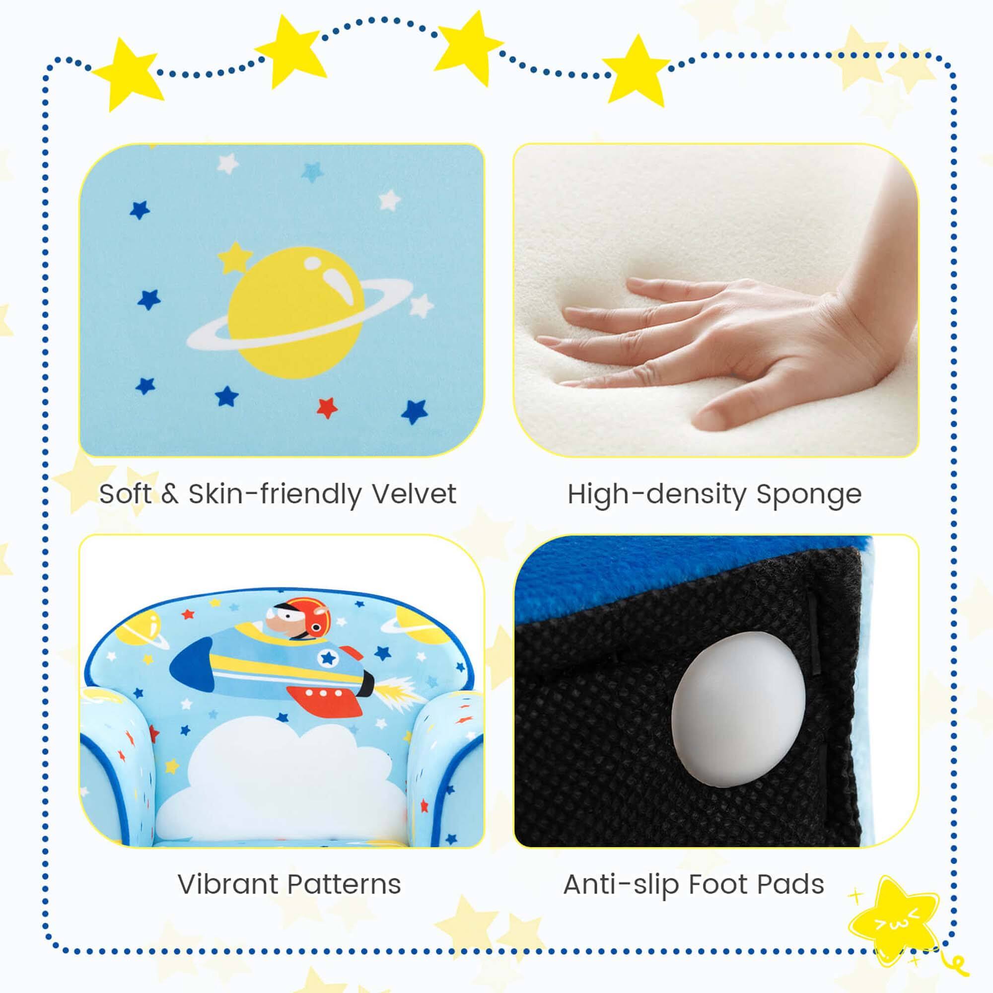 - Soft & Skin-friendly Velvet
- High-density Sponge
- Vibrant Patterns
- Anti-slip Foot Pads