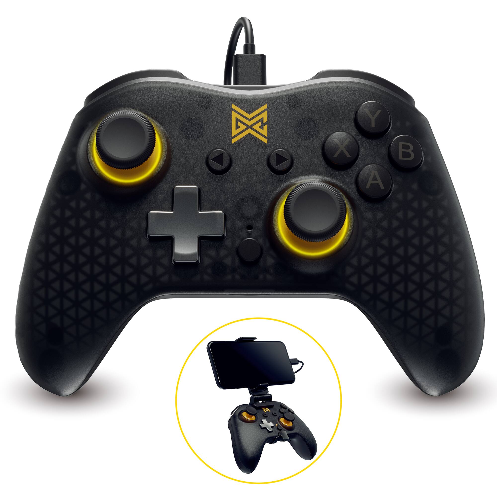 Alt View 13. MGC - MGC Scorpa Wired Gaming Controller for Windows & Android - Black.