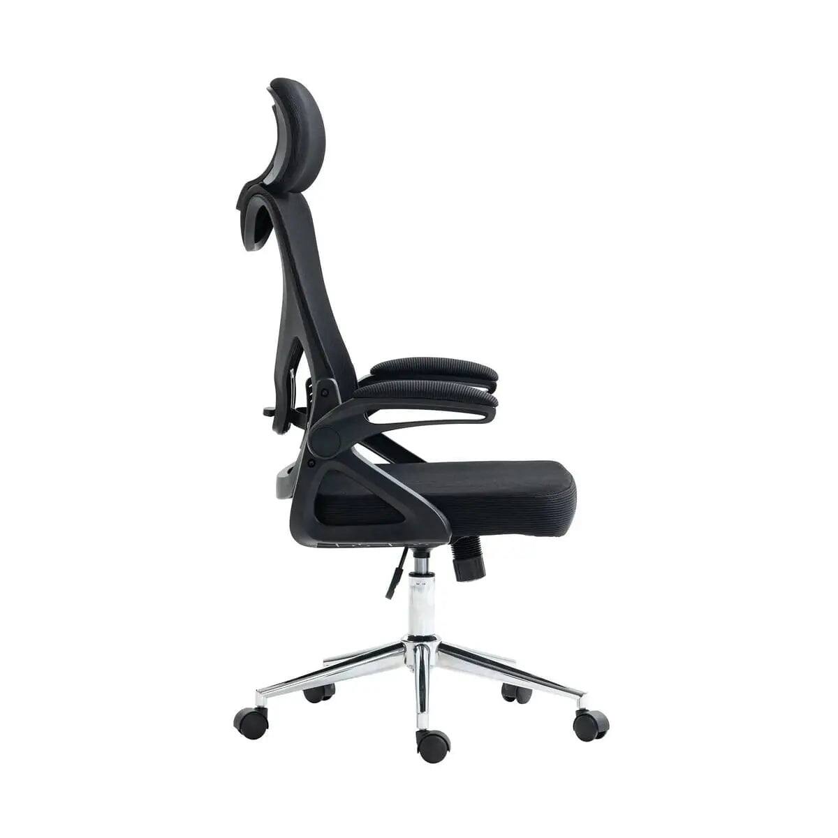 Alt View 2. Techni Mobili - Premium Ergonomic Office Chair With Headrest And Lumbar - Black.