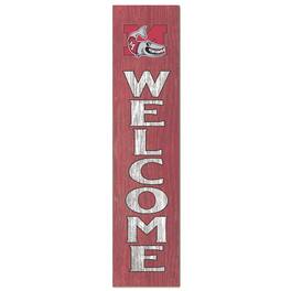 Jardine - Muskingum Muskies 12'' x 48'' Welcome Outdoor Leaner - Red