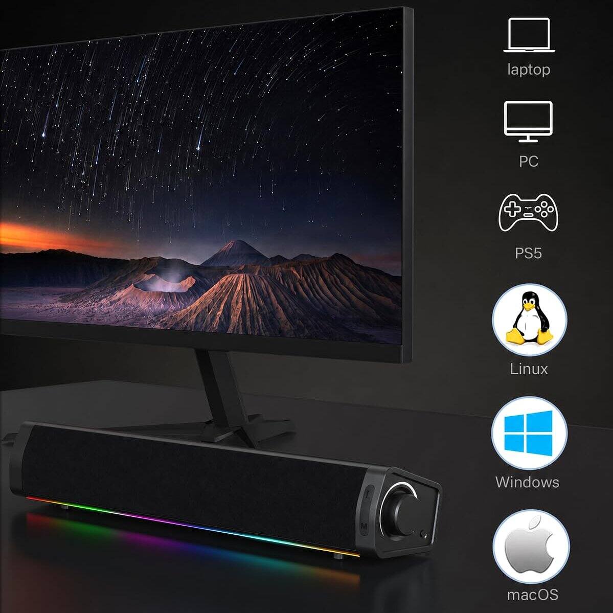 laptop PC PS5 Linux Windows macOS
