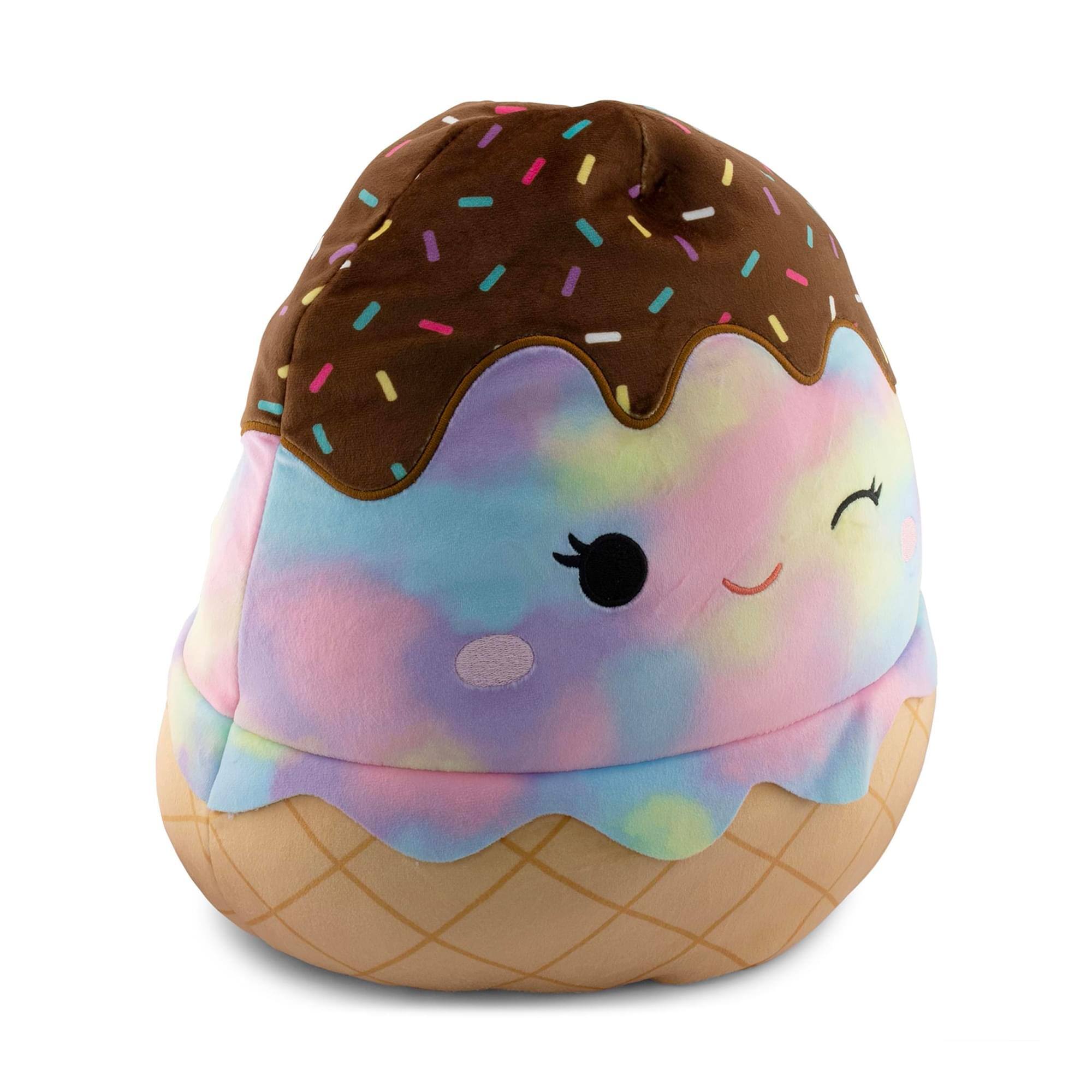 Alt View 10. Kellytoy - Squishmallows Flip-A-Mallow 12 Inch Plush | Glady Ice Cream & Diedre Cupcake - Multi-Color.