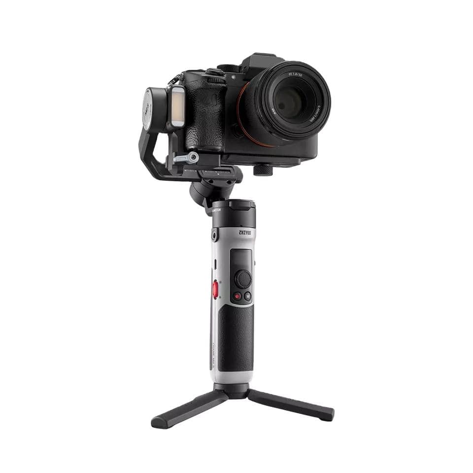 Cluzine - 3-Axis Mirrorless Handheld Camera Stabilizer for Action Compact Cameras & Smartphones