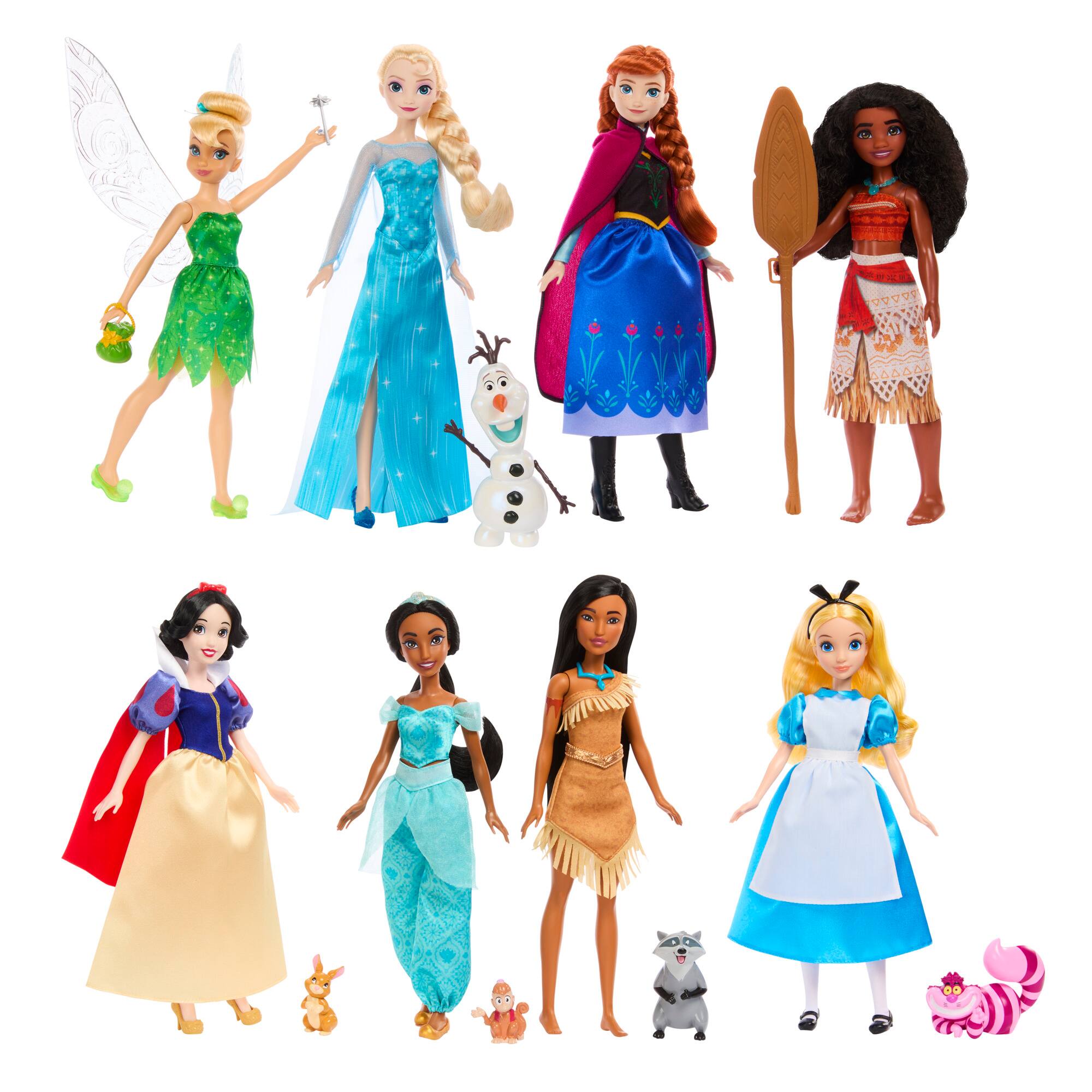 Best Buy Disney 100 Year Anniversary Dolls 8 Pk HRF55