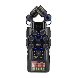 Zoom - H6studio 8-Track 32-Bit Float Handy Recorder with XY Stereo Mics
