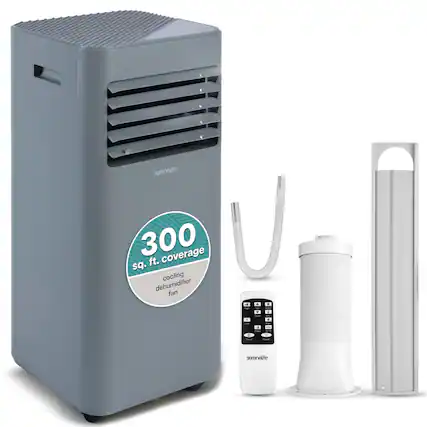 serenelife 300 sq. ft. coverage cooling dehumidifier fan