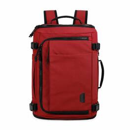 Bagsmart - Blast 28L Travel Backpack fit 17 Inch Laptop Backpack with USB Port for Airplane Travel - Brandy Snifter