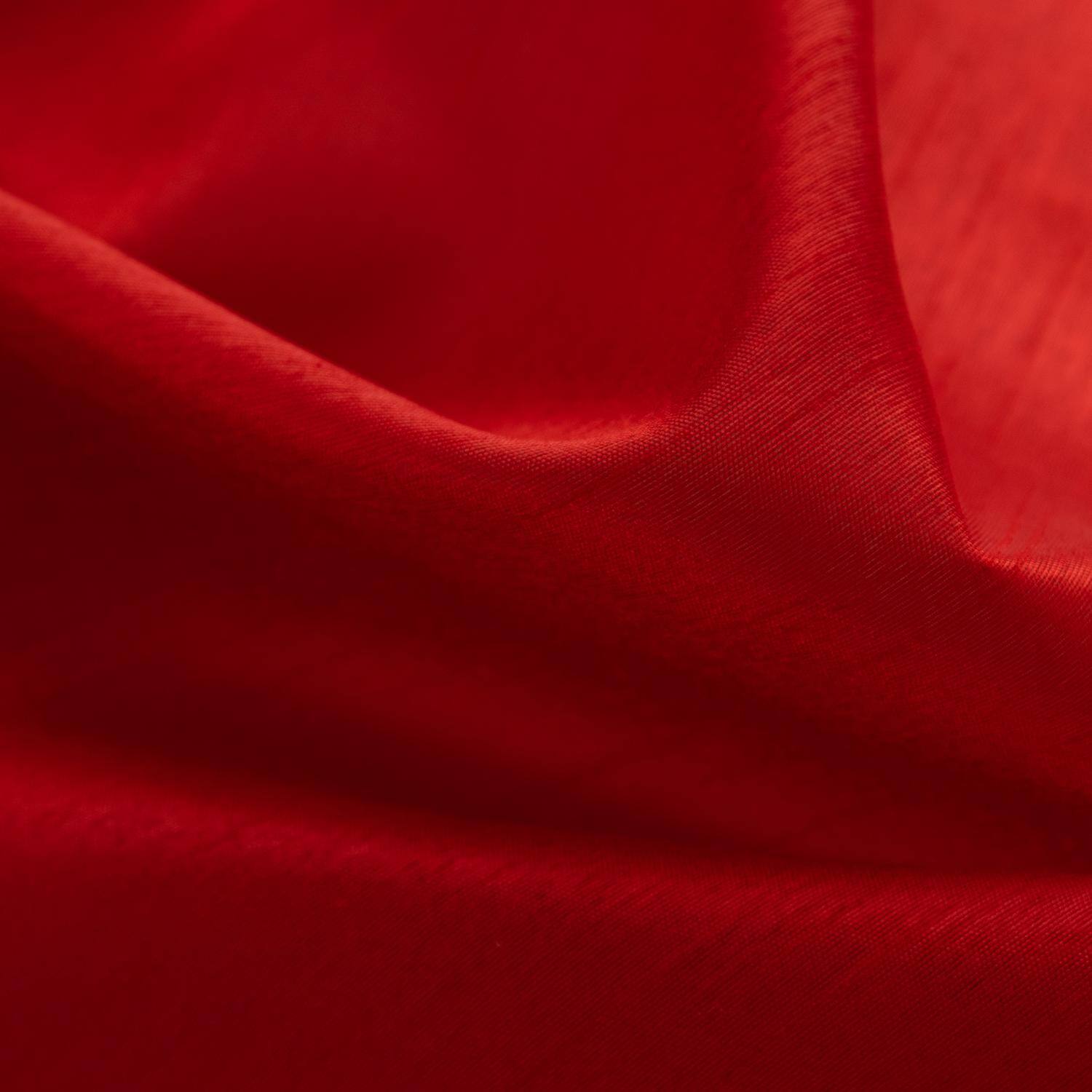 Left. RT Designers Collection - RT Designer Collection Nancy Grommet Luxurious Modern Design Curtain Panel 54" x 95" Red - Red.