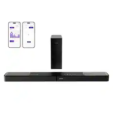 Front. Ultimea - ULTIMEA Skywave F30 3.1.2ch Sound Bar with Dolby Atmos for Smart TV, Home Theater, 300W - Black.