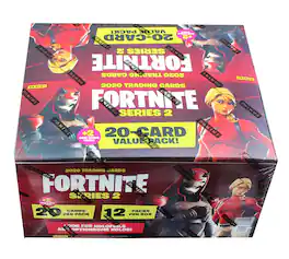 Panini - Fortnite Series 2 Trading Cards Fat Pack Box | 12 Packs - Red