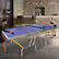Alt View 4. ELEMENT ACE - 8ft Mid-Size Table Tennis Table - Foldable & Portable Ping Pong Table Set for Indoor Games with Net, Paddles & Balls - Blue.