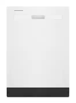 Whirlpool - Quiet Dishwasher with Boost Cycle and Pocket Handle - White