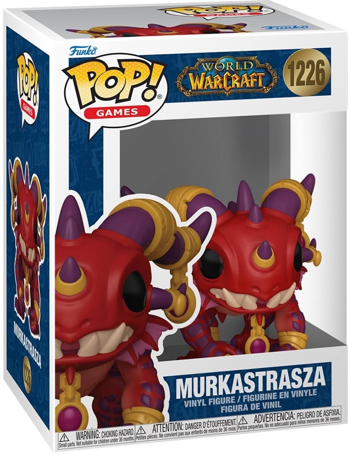 ROOPY li Funko WORLD POP! WARCRAFT 1226 R GAMES GAMES MURKASTRASZA FIGURINE EN VINYLE FIGURE / VINYL DE VINIL FIGURA ASFIXIA ADVERTENCIA: PELIGRO DE ASFIXIA. ATTENTION: DANGER D'ÉTOUFFEMENT. Partes pequeñas. No es adecuado para de menos de 36 meses. WARNING: CHOKING HAZARD. convient pas aux enfants Petites pièces. Ne convient pas aux enfants Small parts. Not suitable for children under 36 months