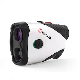 REDTIGER - Golf Rangefinder with Slope Switch, 1200 Yards, 7X Magnification, Flag Pole Locking - White