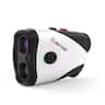REDTIGER - Golf Rangefinder with Slope Switch, 1200 Yards, 7X Magnification, Flag Pole Locking - White