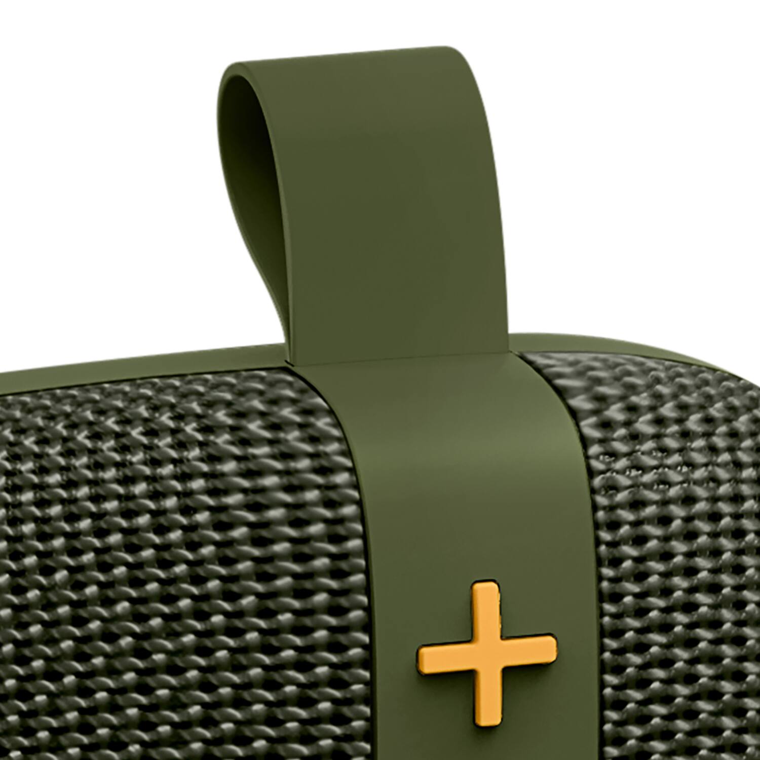 Back. Fisher Studio Pro - ECO GO Waterproof Portable Bluetooth Speaker with FM Radio, SBT294 - Green.