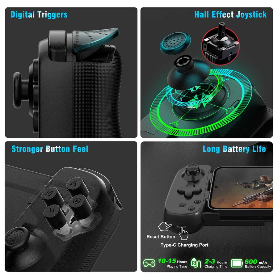 Hm Controllers HM 1810 Wireless Phone Controller For Iphone/android Mobile Game With ...