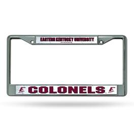 Rico Industries - Eastern Kentucky Colonels Chrome Metal License Plate Frame - Multi