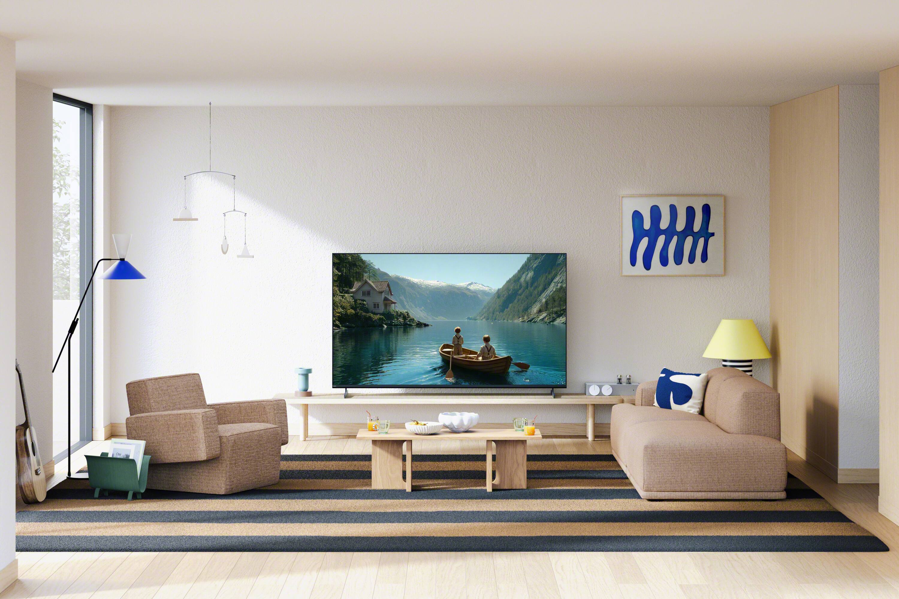 Alt View 4. Sony - 75" class BRAVIA 3 II 4K HDR LED Google TV with Gemini and Anti-Glare screen (2026) - Black.