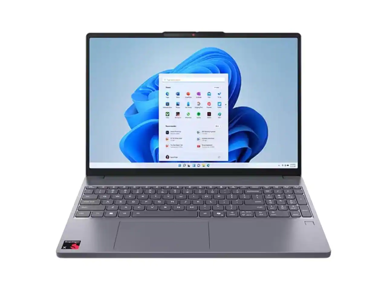 Front. Lenovo - Refurbished Lenovo IdeaPad Slim 3x Copilot+ PC, Snapdragon X, 16GB, 1TB, 15.3" Touchscreen, Windows 11 - Gray.