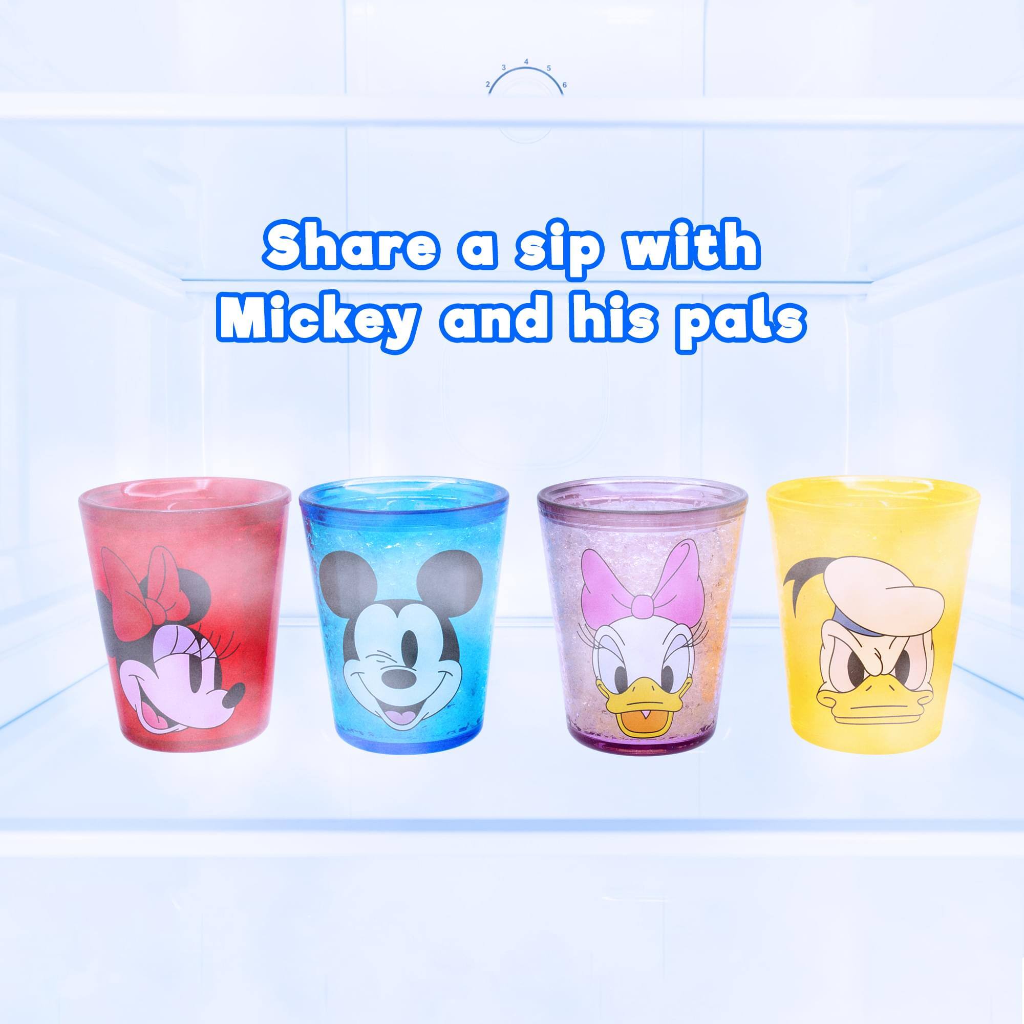 Share a sip with Mickey and his pals