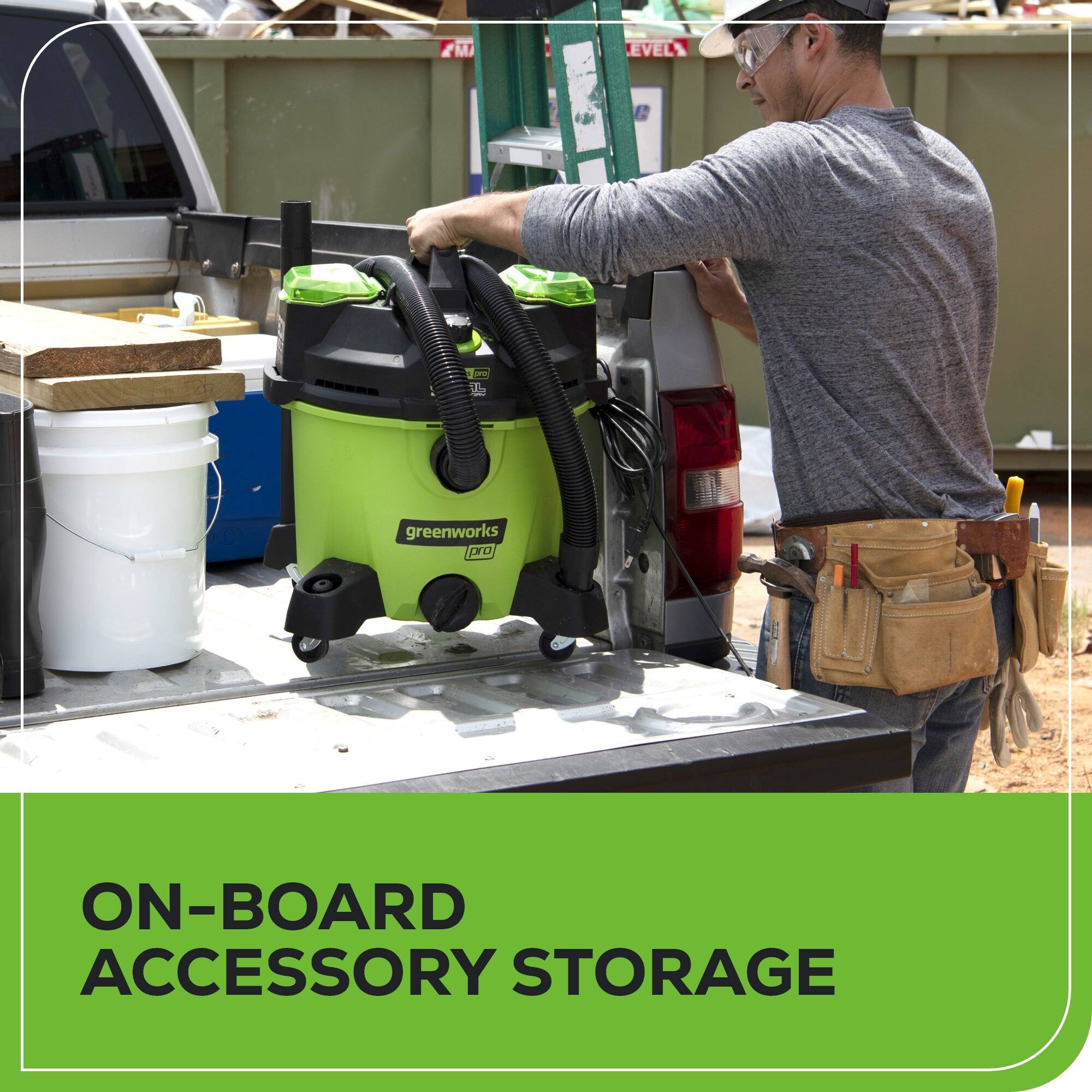 ON-BOARD ACCESSORY STORAGE