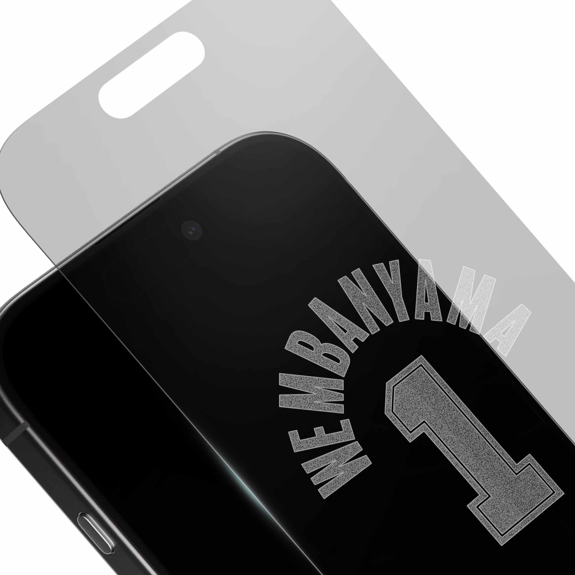 Alt View 2. Screen Skinz - Victor Wembanyama San Antonio Spurs Clear iPhone Screen Protector - 14 Pro Max - Multicolor.