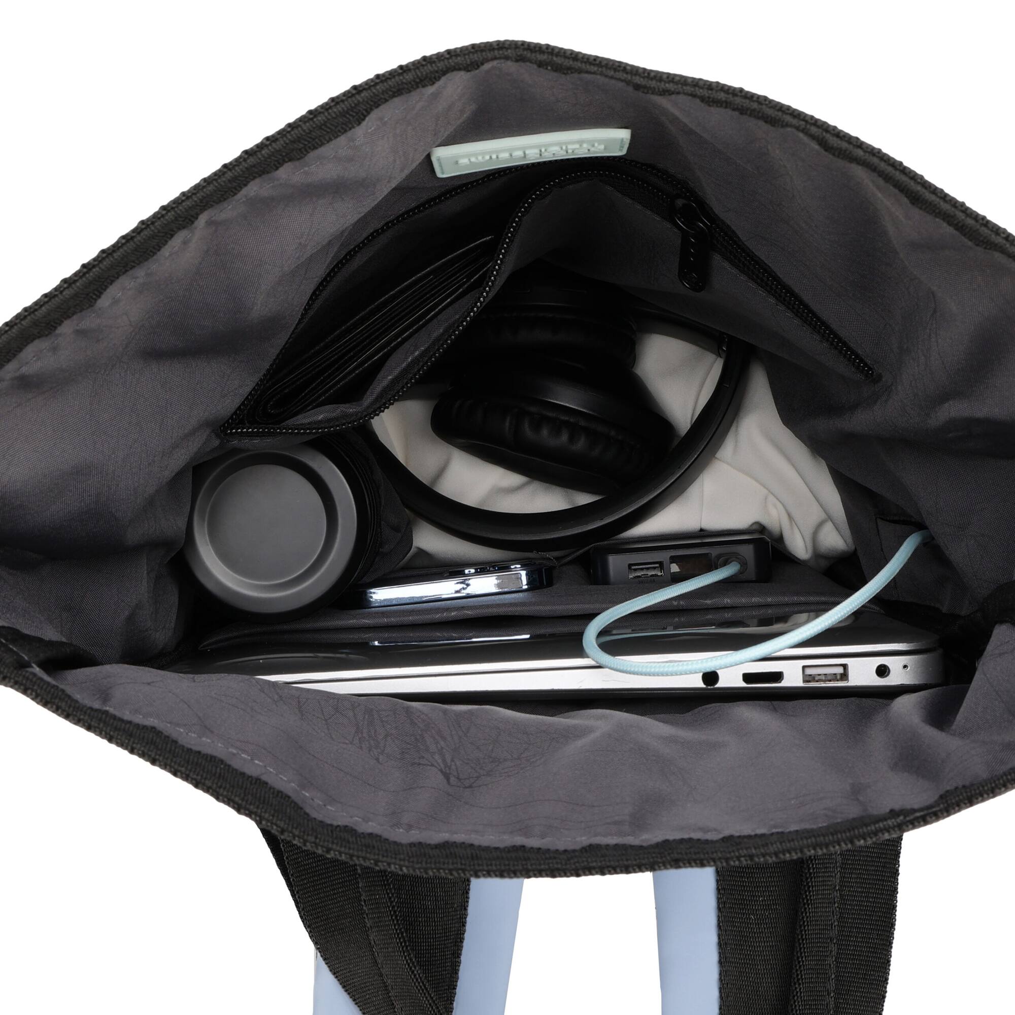 Alt View 2. Swissdigital Design - Swissdigital SD1686-13 Lamone Light Blue M Backpack - Light Blue.