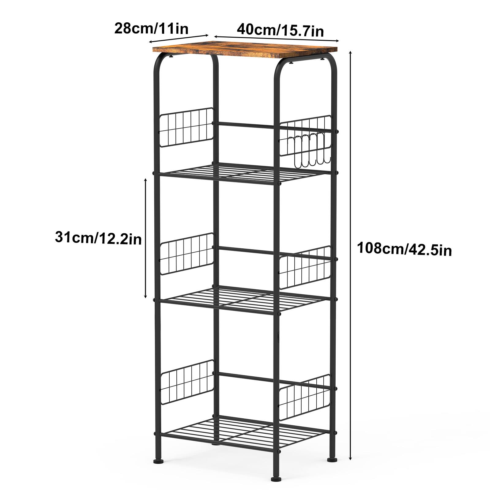 28cm/11in  
40cm/15.7in  
31cm/12.2in  
108cm/42.5in