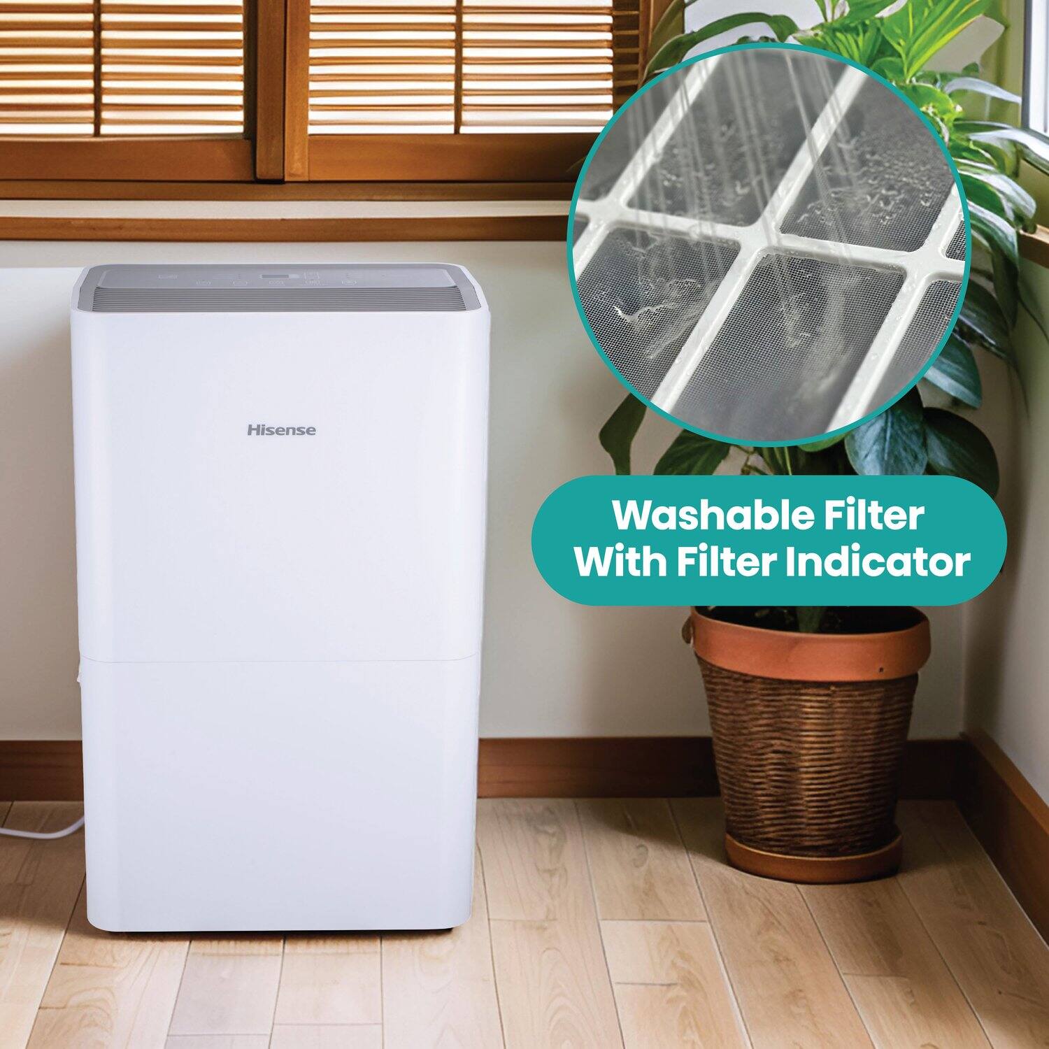 Hisense Washable Filter With Filter Indicator