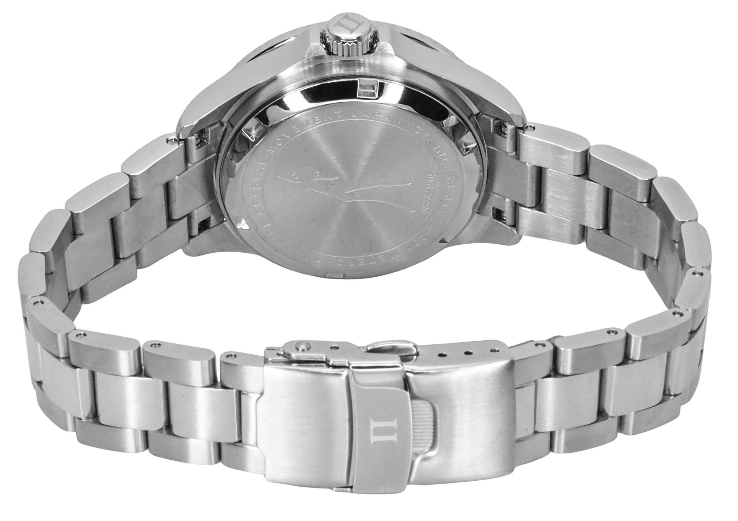 JAEGER-LECOULTRE MOVEMENT STAINLESS STEEL WATER RESISTANT 300M STAINLESS STEEL BRACELET INROANE STRELIZO 003 SHEER