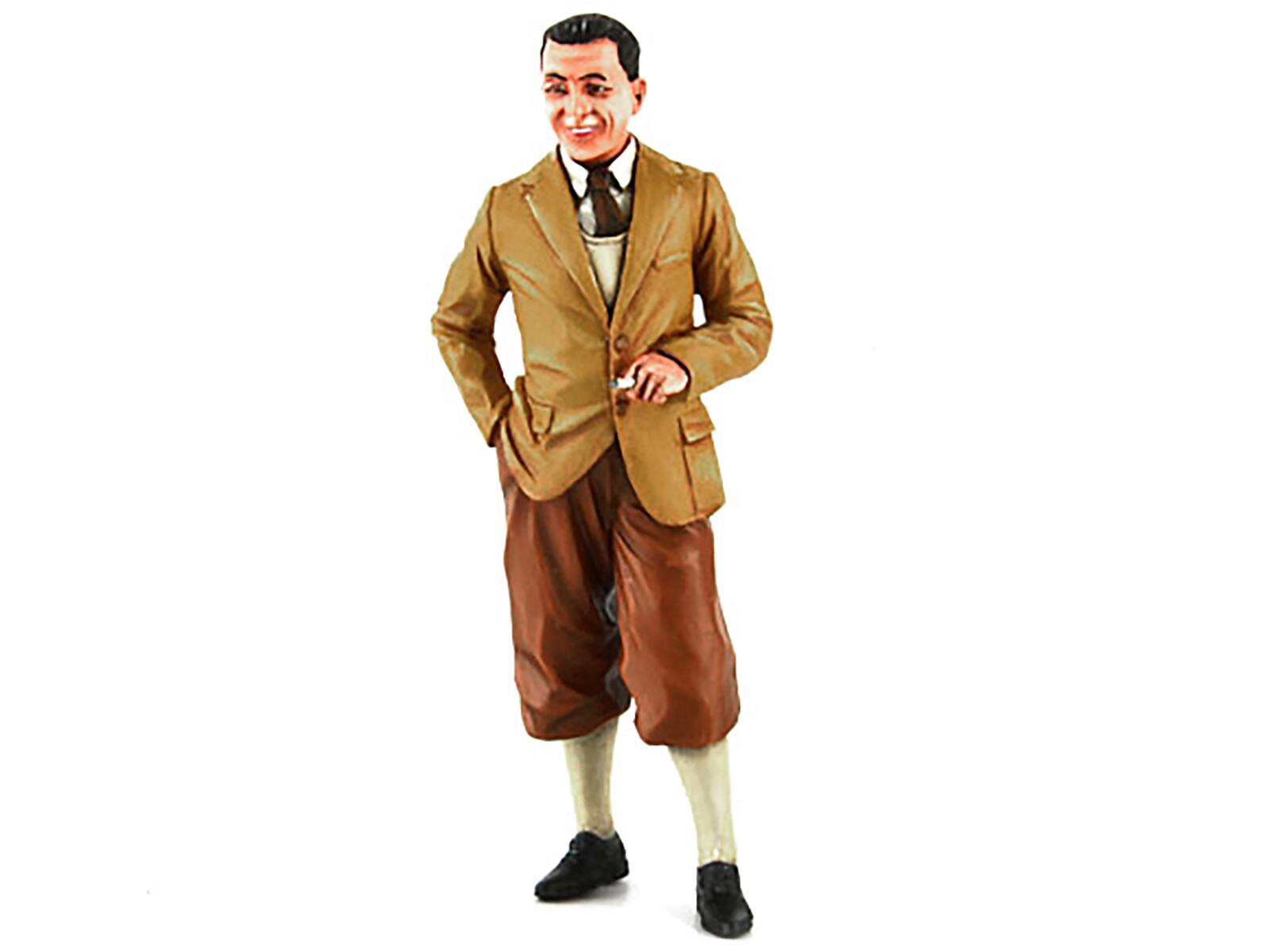 Alt View 1. Le Mans Miniatures - 1934-1938 Jean Bugatti Standing Figure for 1/18 Scale Models by Le Mans Miniatures.