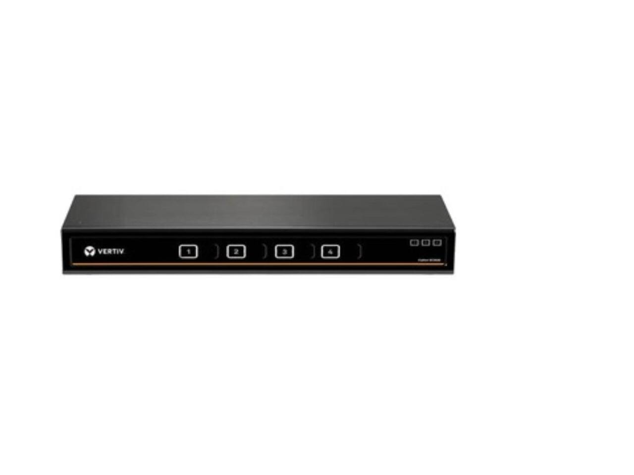 Alt View 2. Vertiv - Cybex SC800 Secure Desktop KVM 4 Port Universal DP/H Single Display CAC PP4.0 - USB.