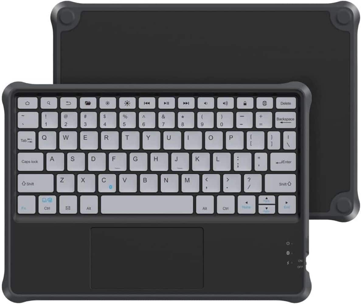 Made for Amazon Kids Bluetooth Keyboard (Comaptible with the Fire HD 10 Kids and Kids Pro tablet) - Black - Front_Zoom