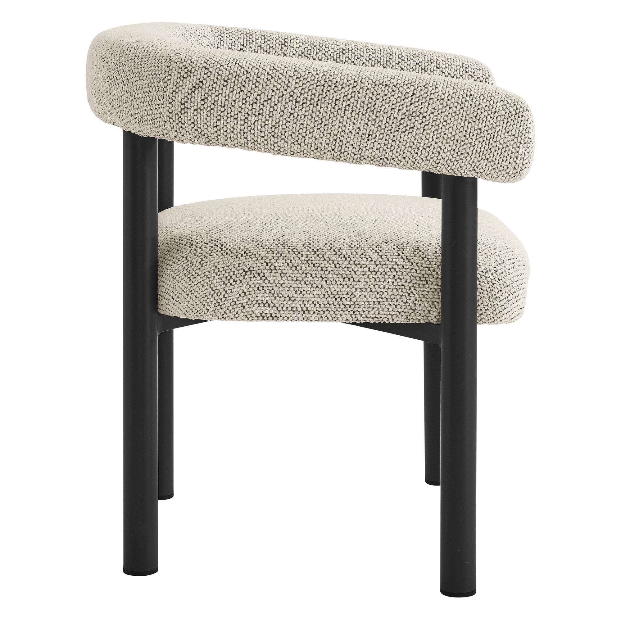 Alt View 4. Modway - Nautica Outdoor Patio Aluminum Dining Armchairs Set of 2 by Modway - Ivory Graphite.