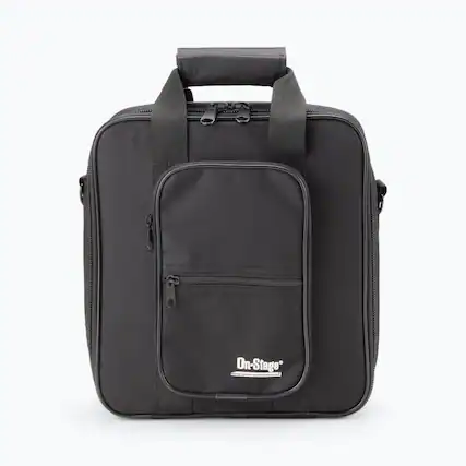 Front. On Stage Stands - On-Stage DJ Mixer Bag (MXB3010) - Black.