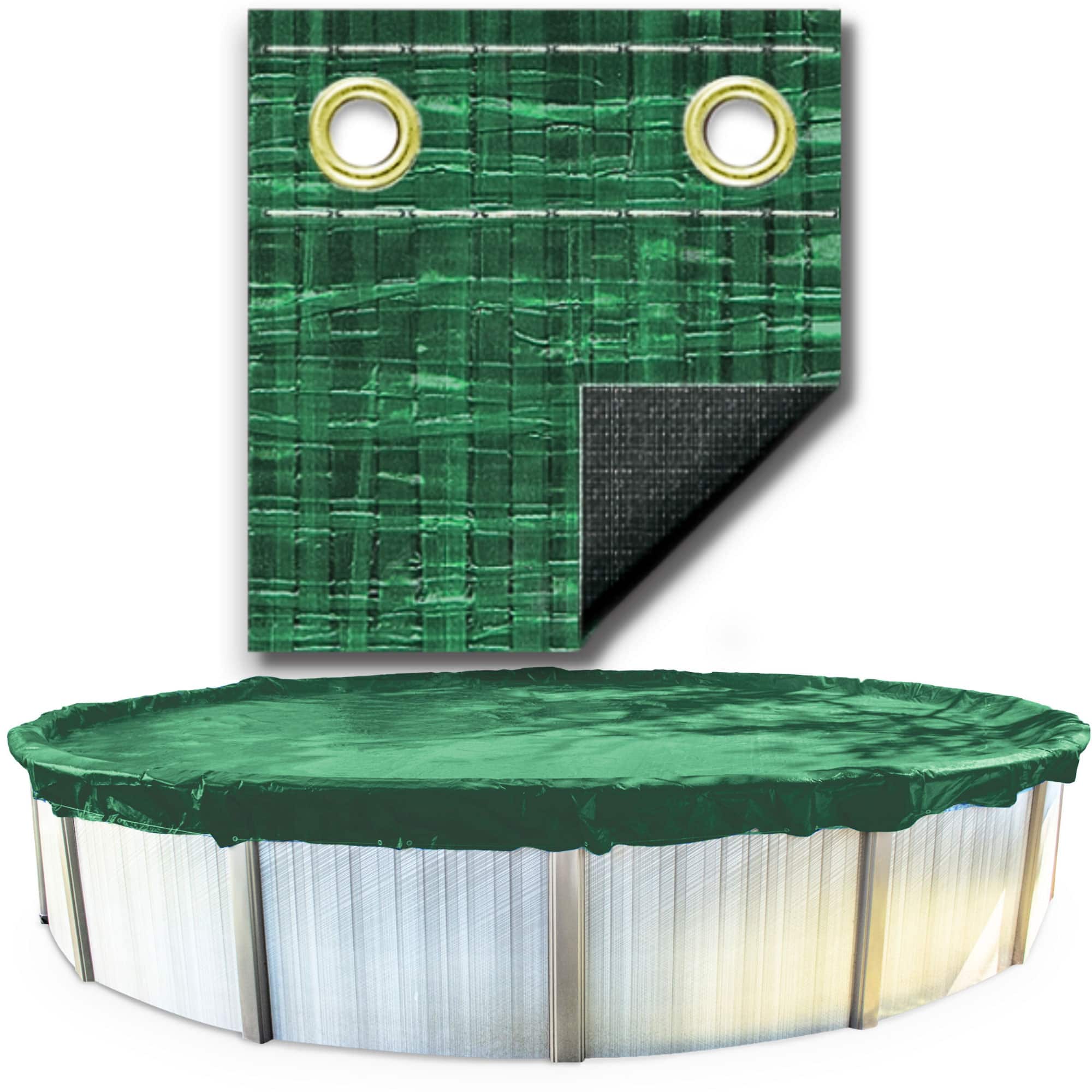 Swimline - Hydrotools Ripstopper Winter Pool Cover for 15' Round Above Ground Pool