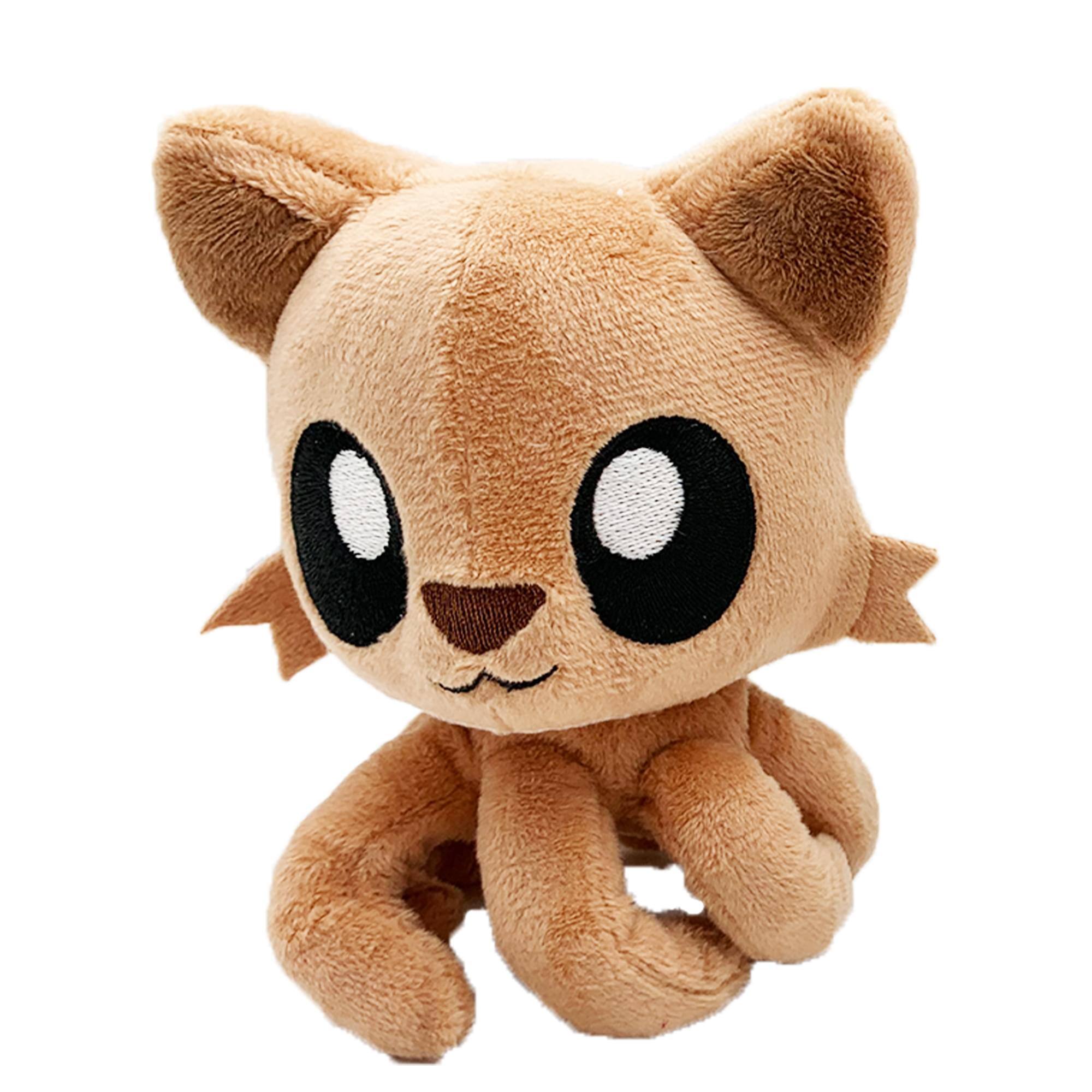 Alt View 1. Tentacle Kitty - Tentacle Kitty Campaign Critters Ye Basic Little One Plush - Brown.