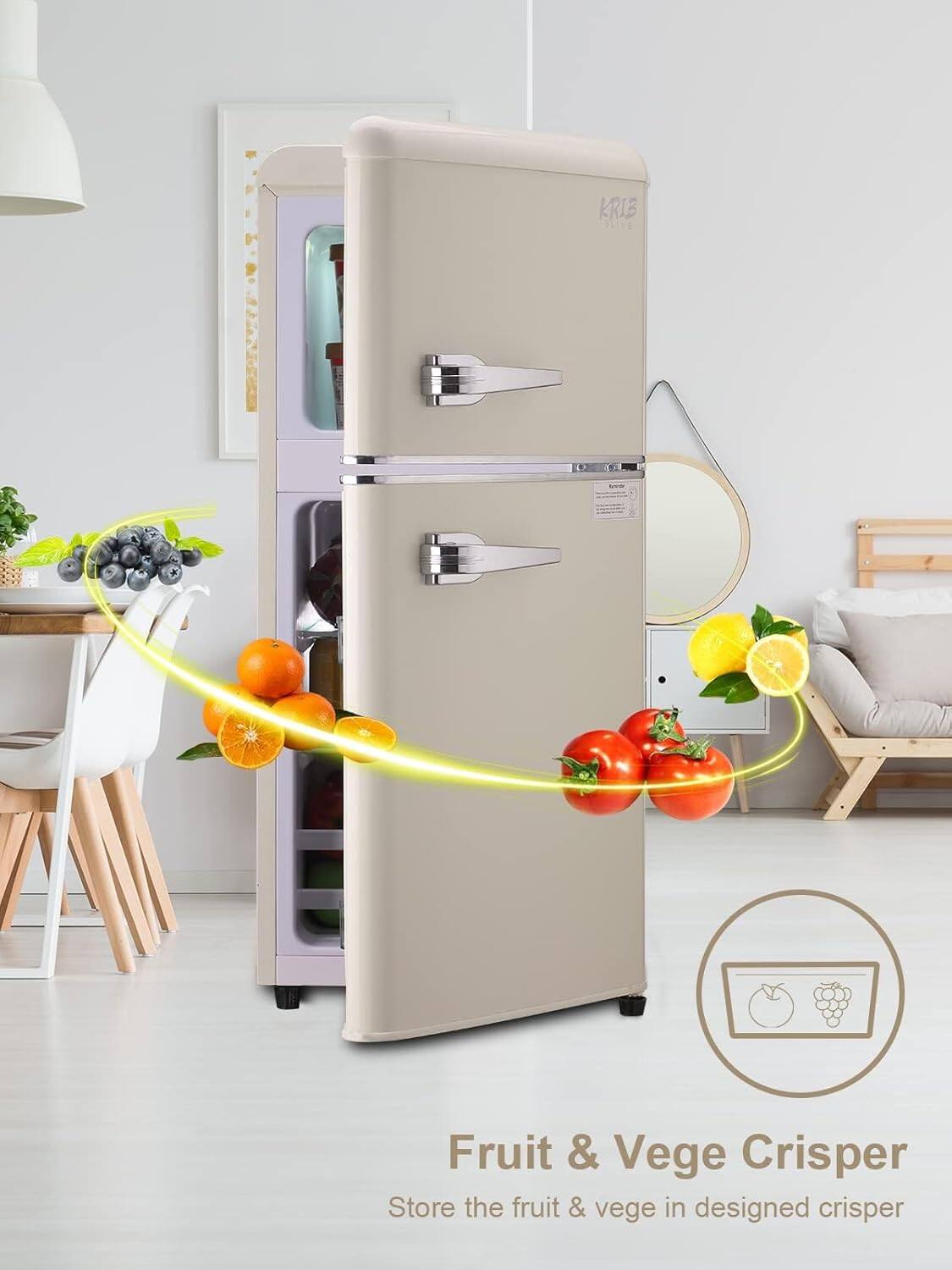 Fruit & Vege Crisper  
Store the fruit & vege in designed crisper