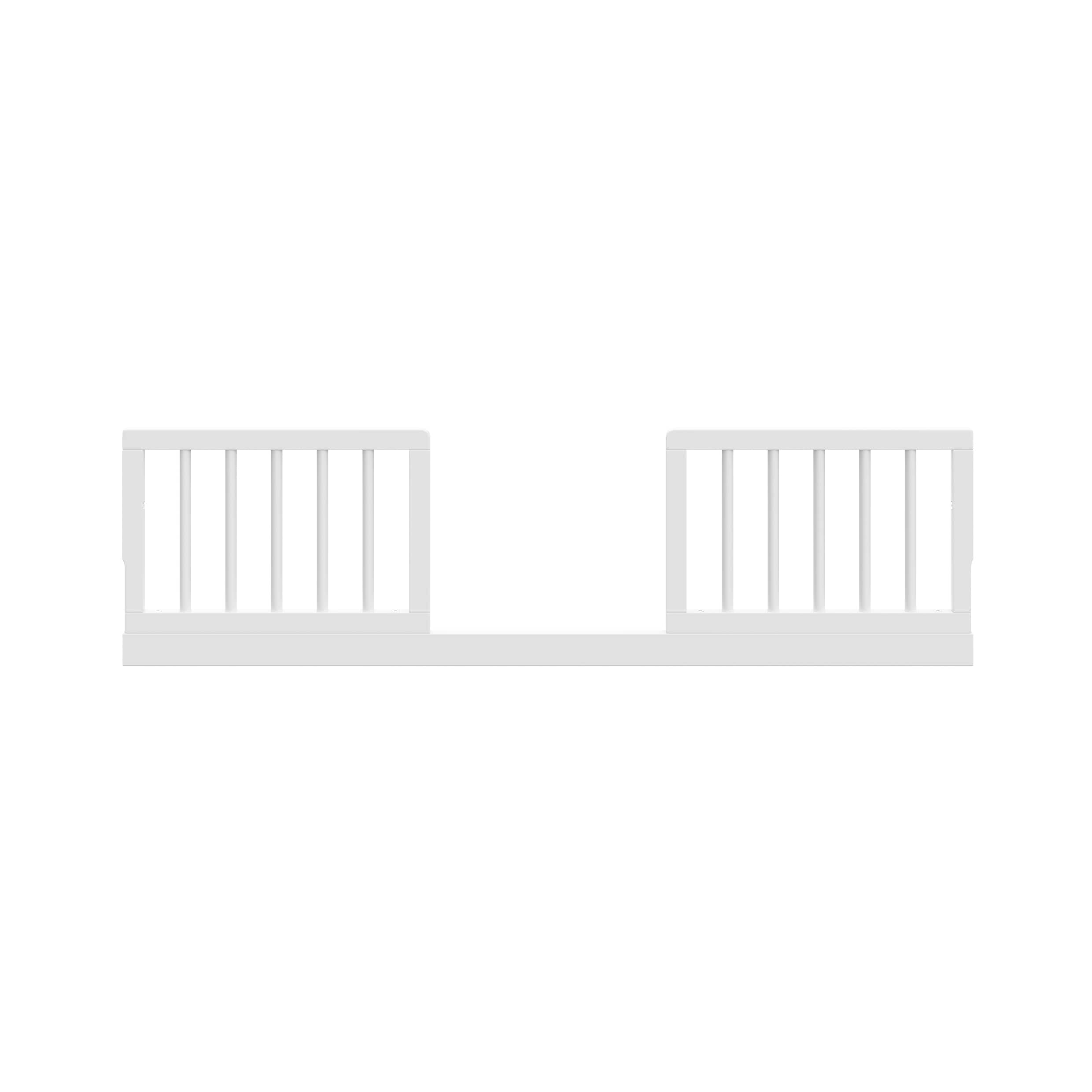 Front. Graco - Graco Universal Toddler Safety Guardrail Kit (Dowels) - White.