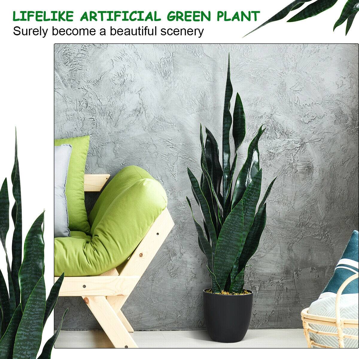 LIFELIKE ARTIFICIAL GREEN PLANT  
Surely become a beautiful scenery