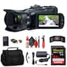 Bundle - Canon - Vixia HF G70 UHD 4K Camcorder + 64GB Memory Card + Bag + More