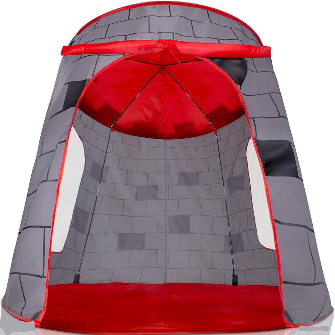 Alt View 2. Play22 - Kids Play Tent Knight Castle Portable Fordable Camper Tent for Outdoor and Indoor Use - Multicolor.