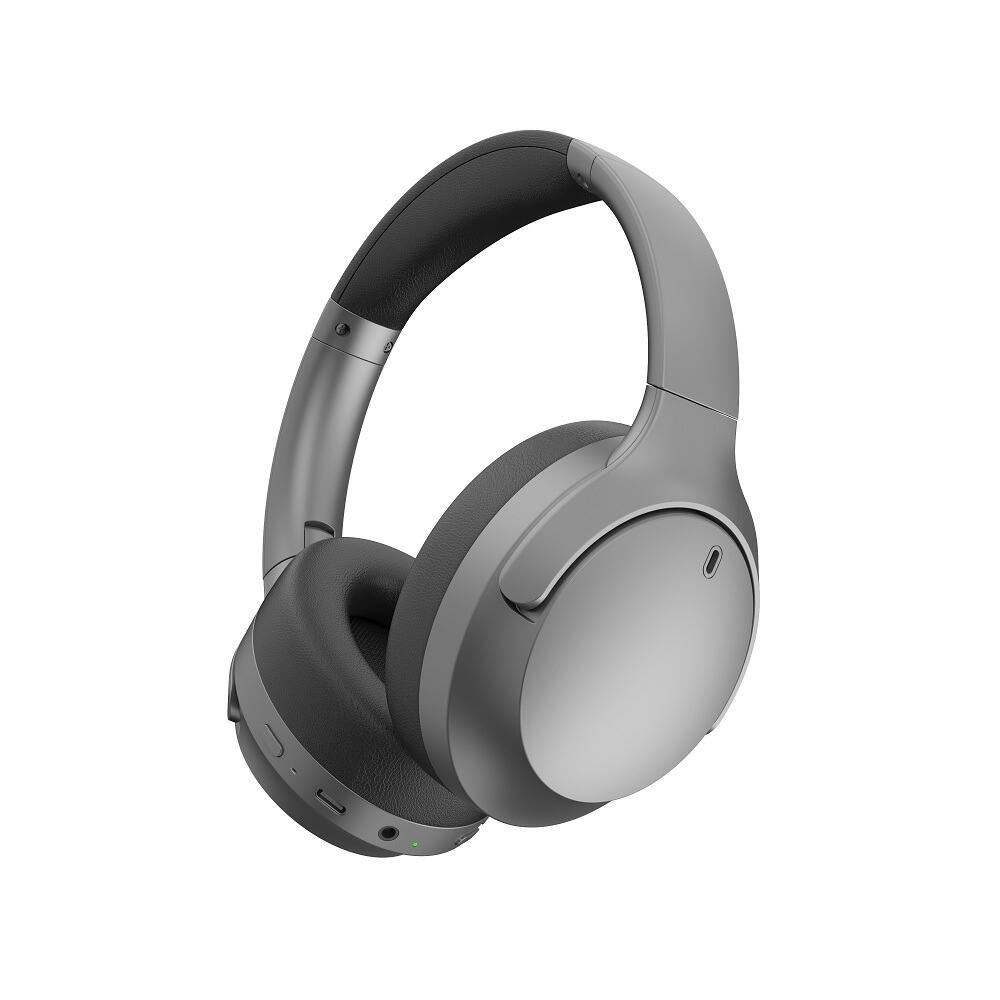 Alt View 2. Cluzine - Stylish Comfortable Over-Ear Wireless Headphones, Foldable Portable Headset for Mobile Use and Travel - Black.
